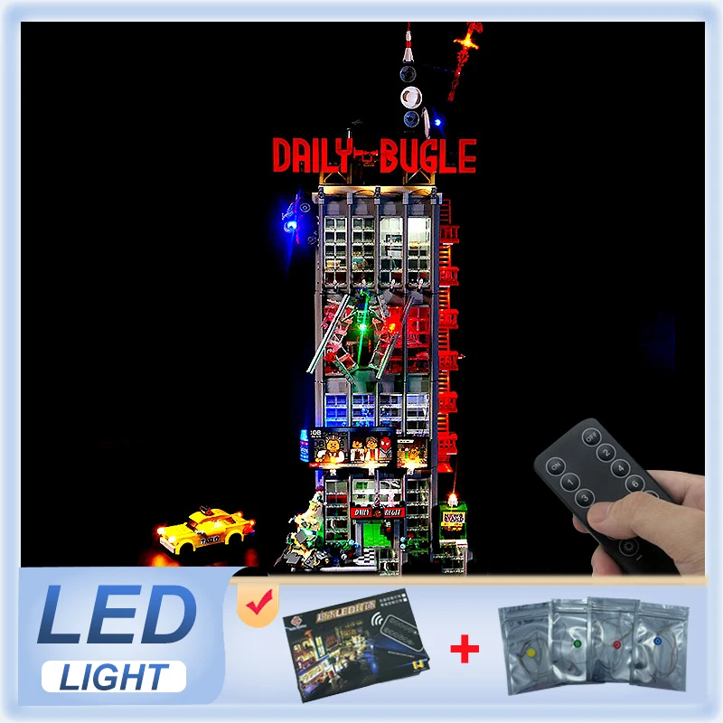 DIY RC LED Light Kit For LEGO 76178 Daily Bugle   (Only LED Light,Without Blocks Model)