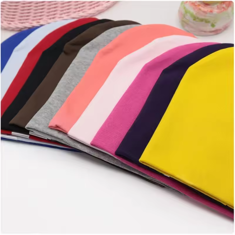 6M-3Y Baby Street Dance Hip Hop Hat Cotton Spring Autumn Toddler Cap Scarf for Boys Girls Winter Warm Solid Color Children - Image 3