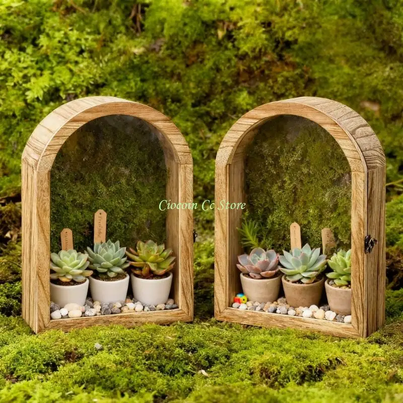 X90F Protective Wooden Display Case For Personalizing Gift Features High Gloss Panel To Protect Cherishes Items