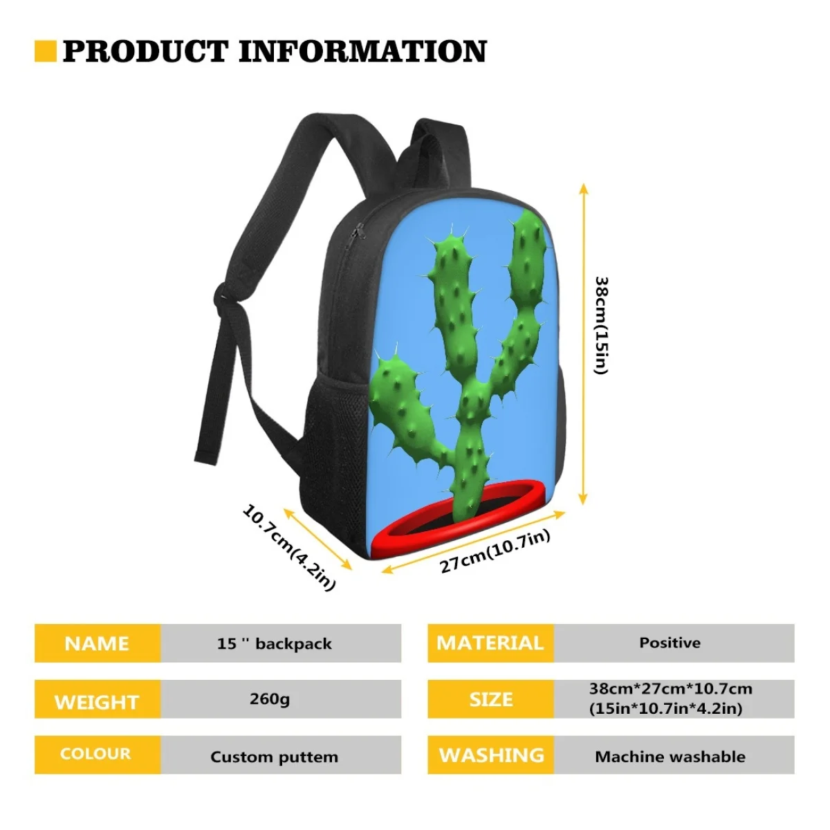 Cute Cactus School Bag For Kids Boys Girls Light Simple Children Bookbag Kindergarten Backpack New Semester Schoolbag SmallBag