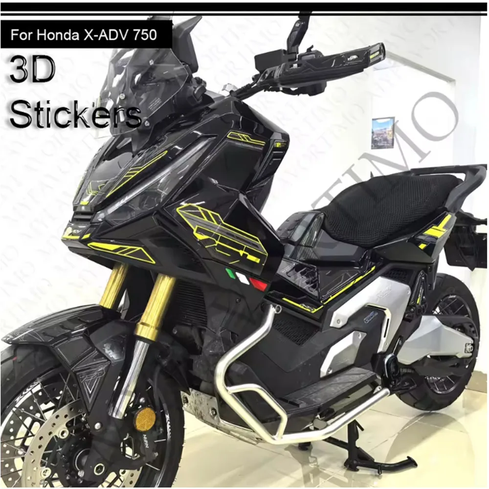 For Honda X-ADV XADV X ADV 750 Adventure Protector Stickers Decals Body Fender Shell Fairing Handguard Windshield 2025