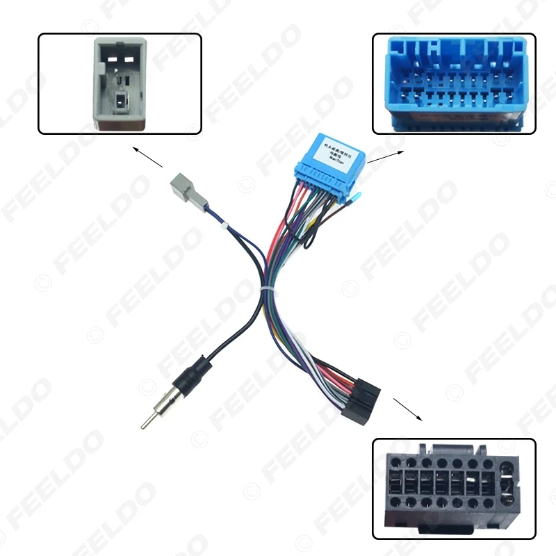 5Pcs Car Audio 16PIN Adaptor Wiring Harness For Suzuki Swift SX4 2006+ Stereo Install Aftermarket Power Calbe
