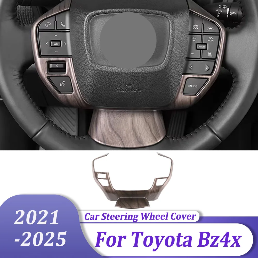 

Steering Wheel Protective Cover Trim Sticker Car Styling Accessories For Toyota Bz4x 2021 2022 2023 2024 2025