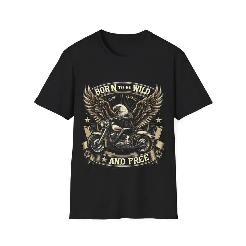 Born To Be Wild And Free T Shirt Adventure Freedom Apparel
