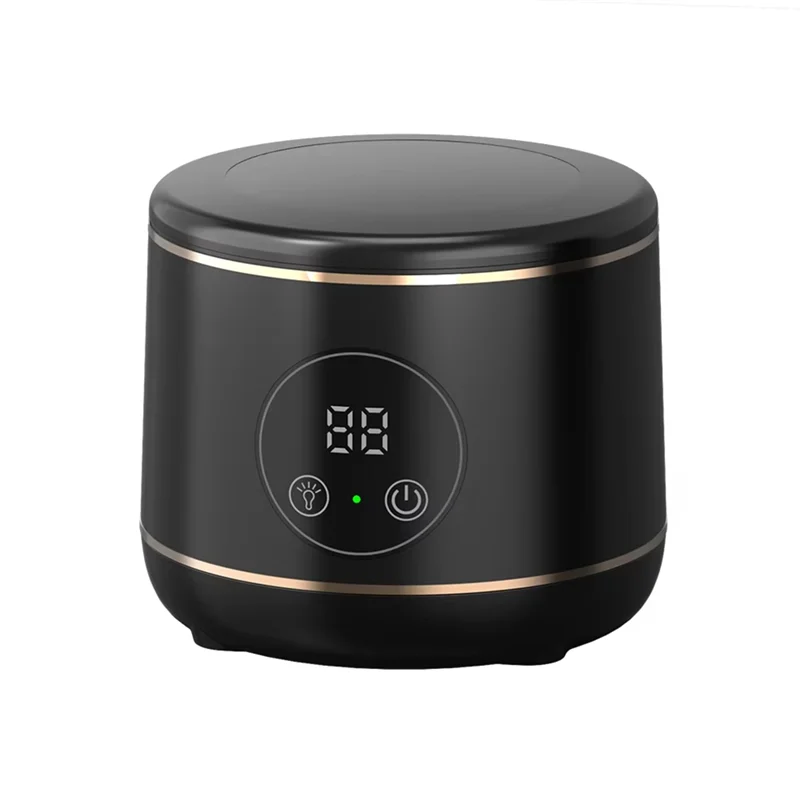 B58B-Uv Ultrasonic Holder Cleaner Ultrasonic Uv Denture Cleaner Black Uv Denture Cleaner US Plug