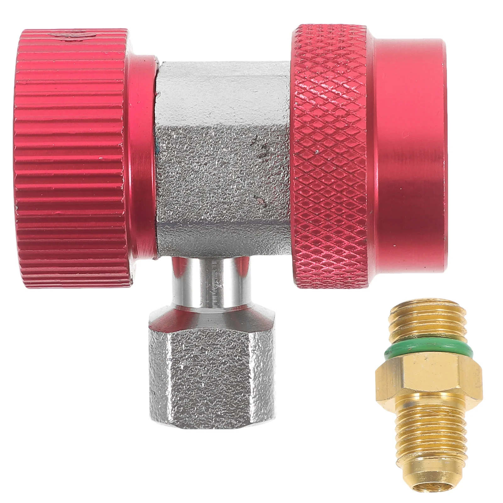 

Quick Coupler Car Air Conditioner Adapter Durable Easy Install Leak Proof for R134a Refrigeration Connector Car Adapter