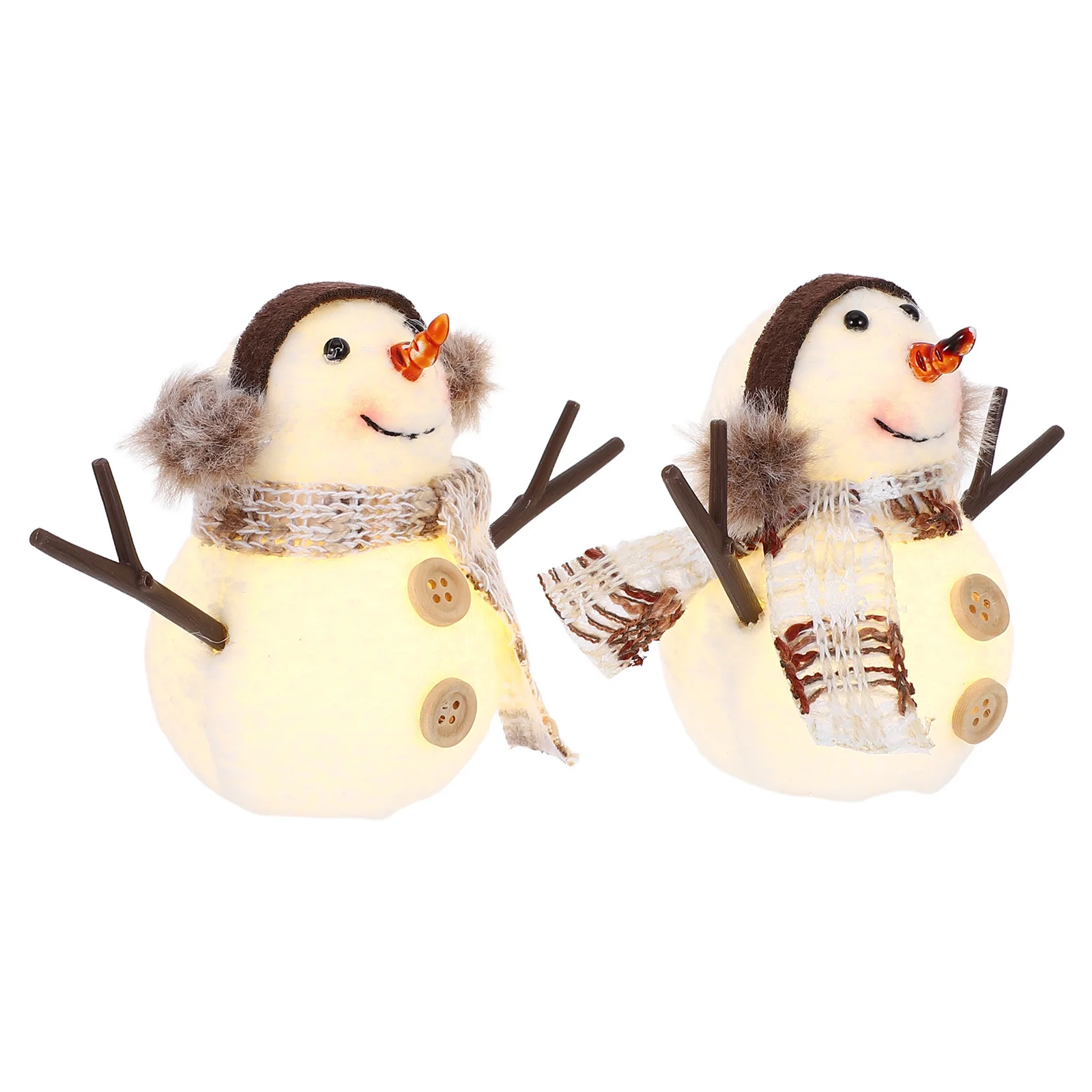 

2pcs Glowing Decor Christmas Hanging Ornament Luminous For Xmas Xmas Tree Decoration Tree Pendant Festival Home Decoration