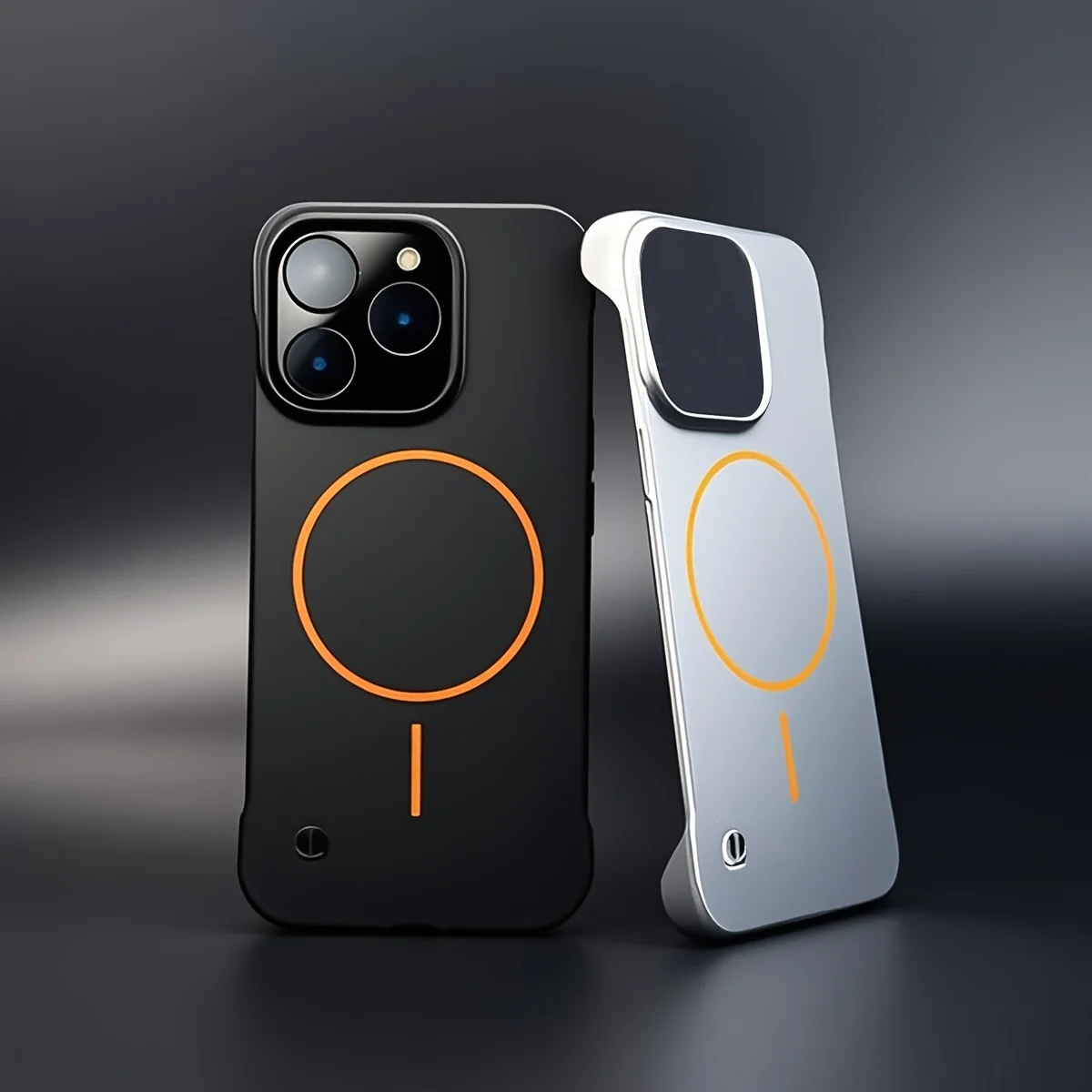 Custodia per telefono con ricarica wireless senza cornice ultrasottile opaca per iPhone 16 15 14 Plus 13 12 11 Pro Max Cover rigida antipolvere anticaduta