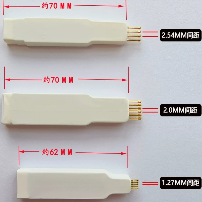 Aiguille brûlante STM32, sonde à ressort, 1.27mm, 2.0mm, 2.54mm, 4 P, 5 P, 6P, STM8