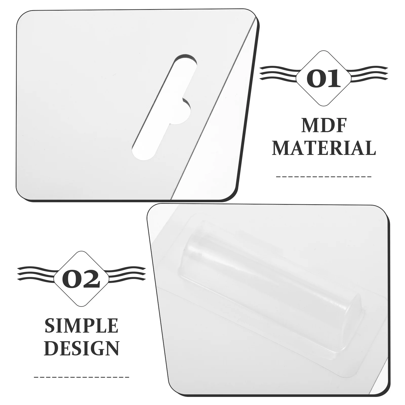 

1Set Wooden Gift Card DIY Blank Blank Single Side Card Lip Balm Pouch Money Holder Holiday Greeting Cards Festival Gift Box