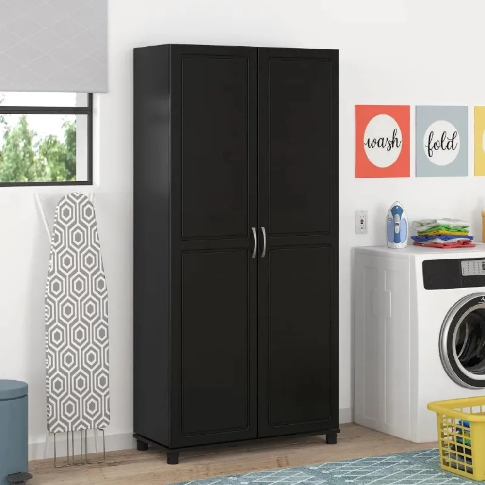 

36" Multi-Purpose Storage Cabinet, 5 Shelves, Black