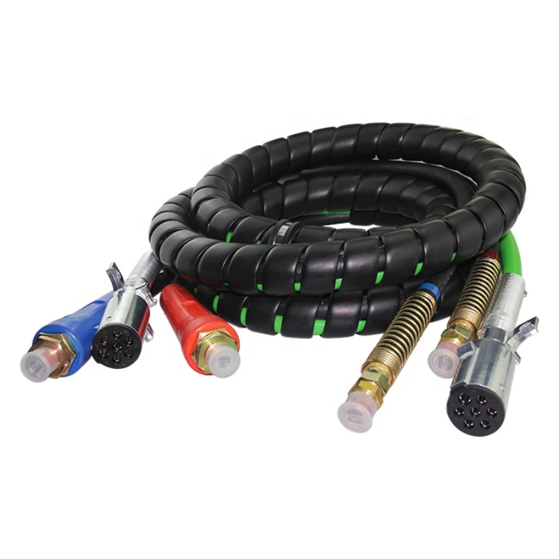 

15 футов 3 в 1 ABS Power Air Line 7-ходовой прицеп-кабель для грузовика