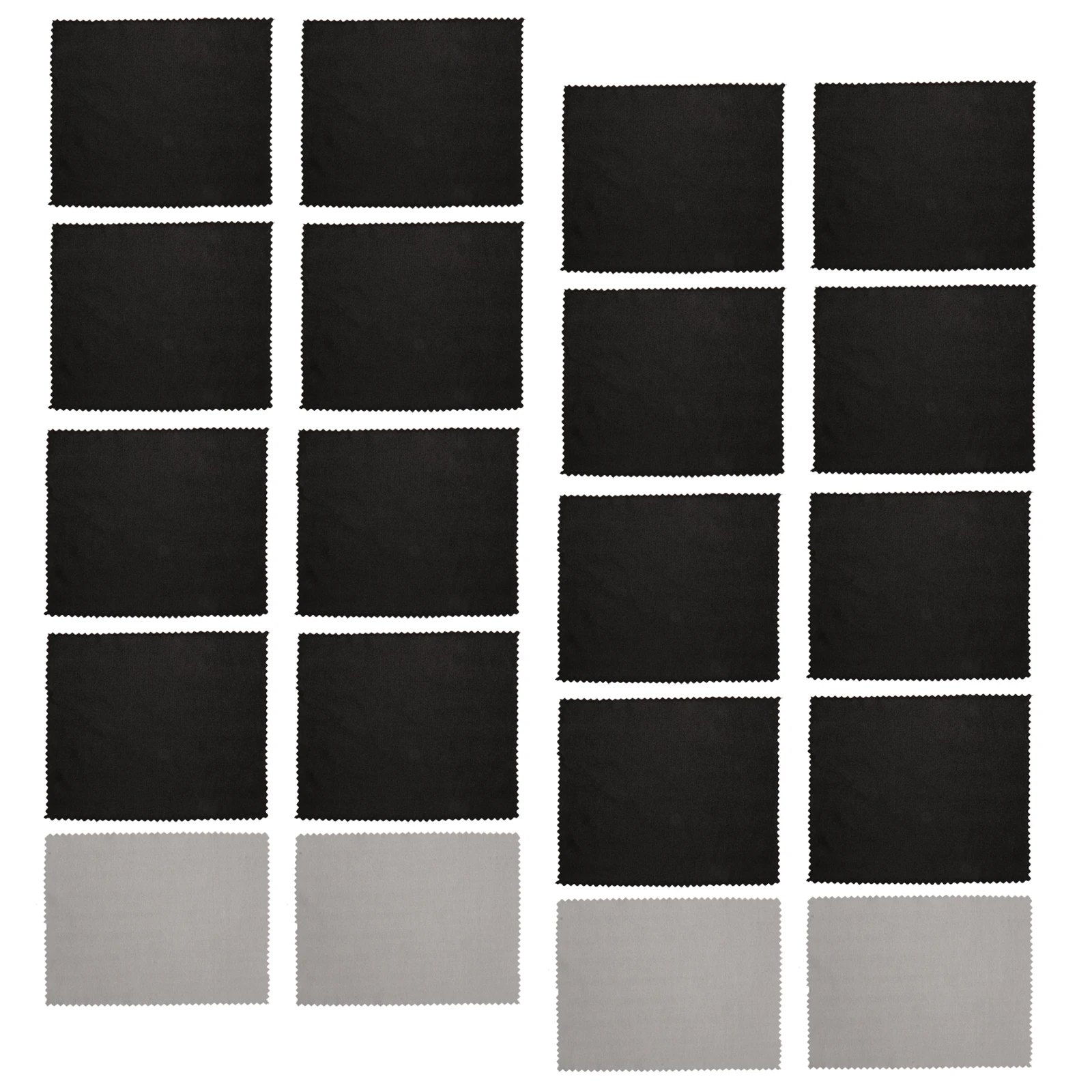 

24Pcs Cleaning Cloth Fiber For Electronics Jewelry Lenses Absorb Oil Sweat No DustLint Daily Needs Glasses Accessories