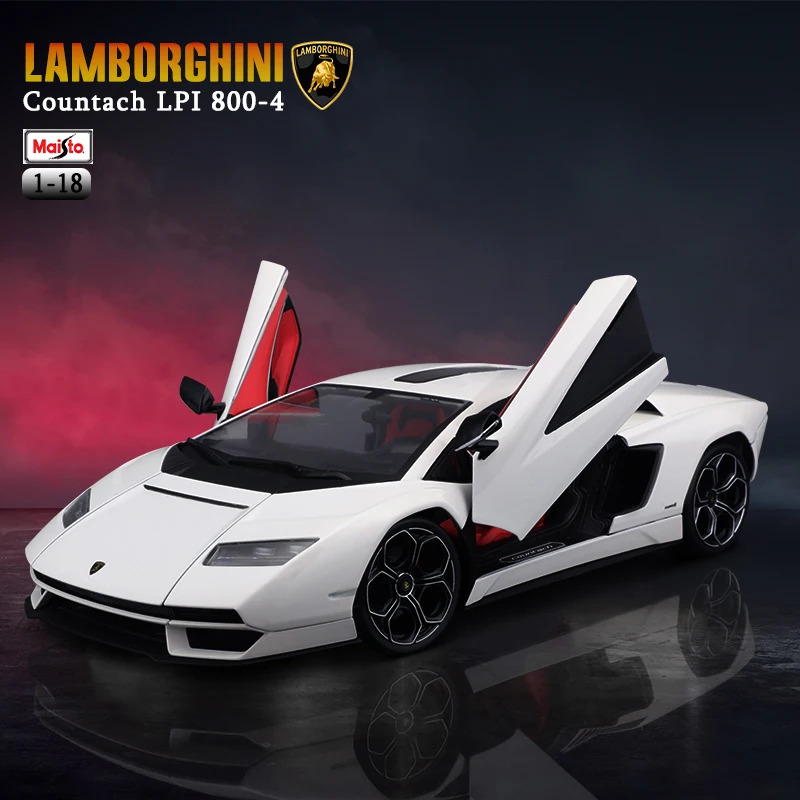 

Maisto 1:18 Lamborghini Countach LPI 800-4 Alloy Car Model Simulation Collection Gift Boy Toys Birthday Present