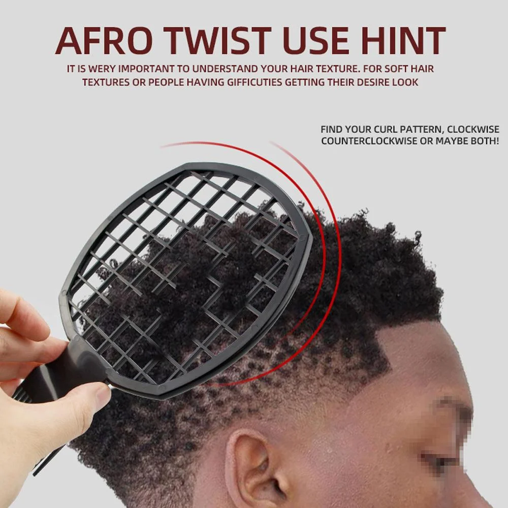 2 buah Sisir Spons Afro Twist  - Afro Pick Comb ulasan dan harga