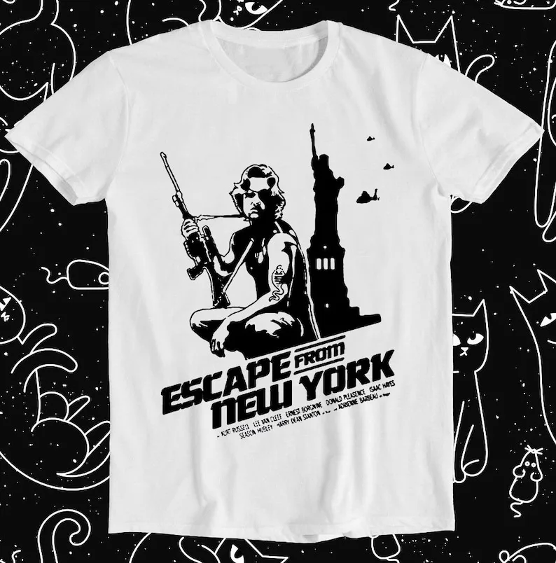 Escape From New York Film Movie Retro Funny Meme Gift Tee T Shirt 1274