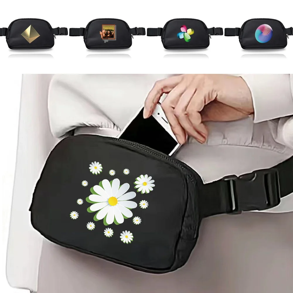 Women's Fanny Packs Waist Bag Print 3D Pattern Series Purse Sport Phone Belt Bag Pouch with Adjustable Strap Casual Banana Bags