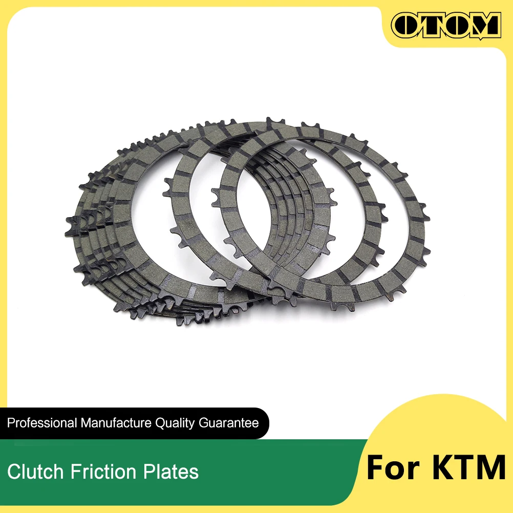 OTOM 2023 Motorcycle Clutch Friction Plates Iron Lining Disc For KTM HUSQVARNA GASGAS 250 300 Off-road Pit Dirt Bikes Motorbike