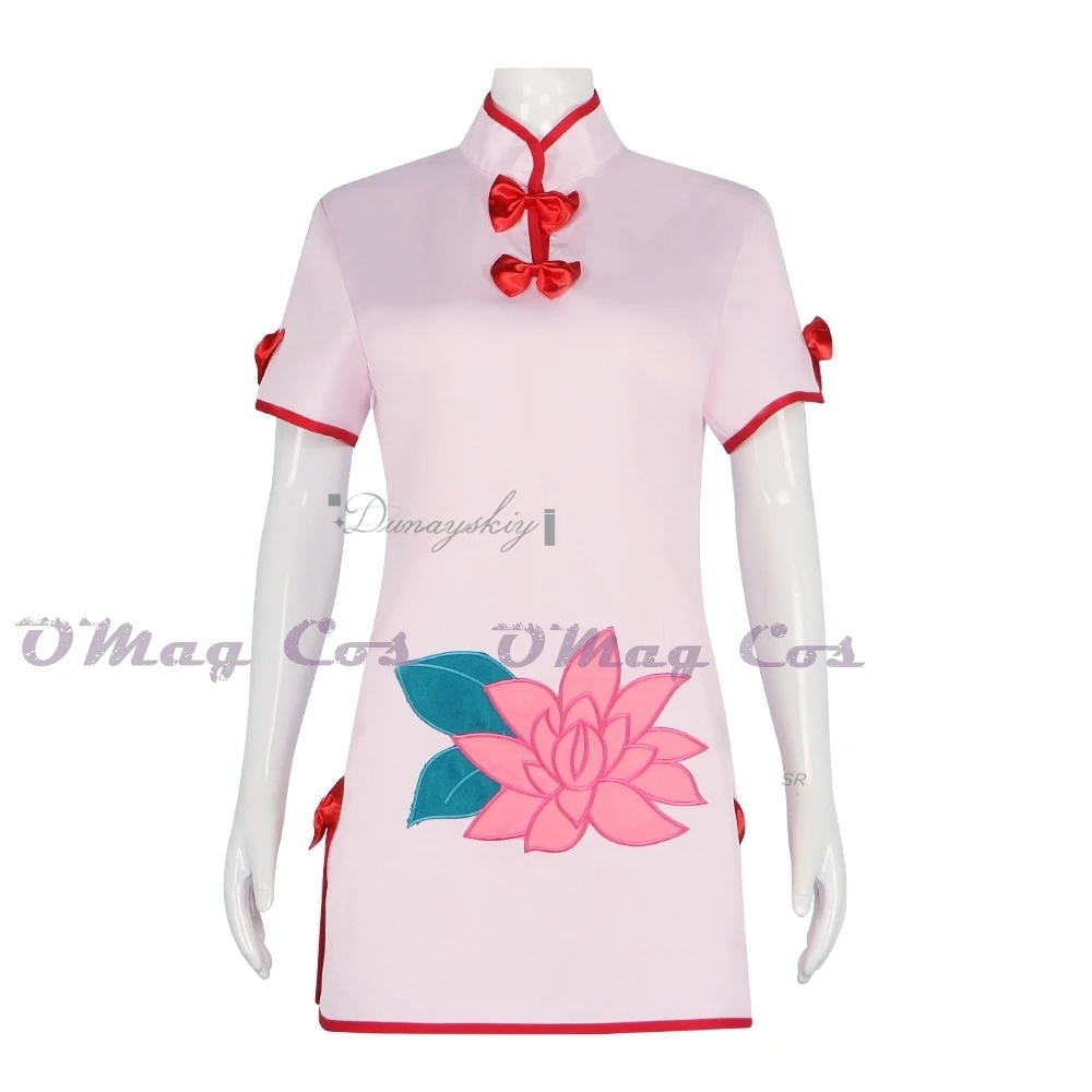 

Ranma 1/2 Shampoo Cosplay Cheongsam Wig Apron Dress Women Girls Convention Halloween Carnival