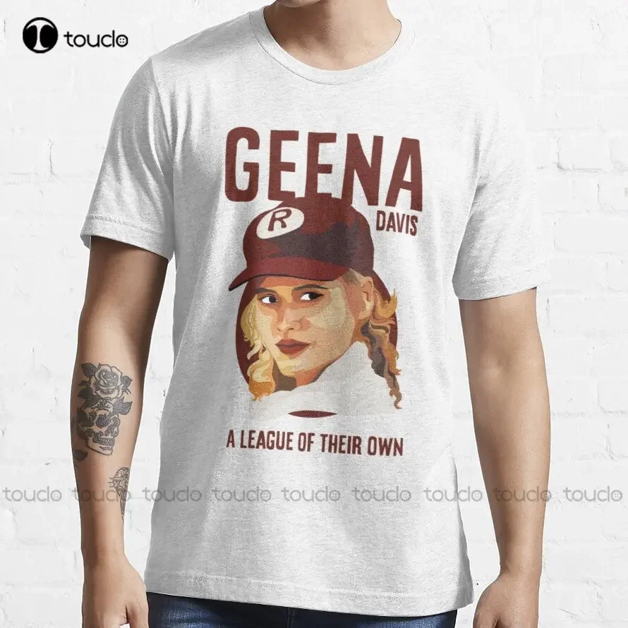 Geena Davis A League Of Their Own Trendy T-Shirt Custom T Shirts For Men Fashion Design Casual Tee Shirts Tops Hipster Clothes