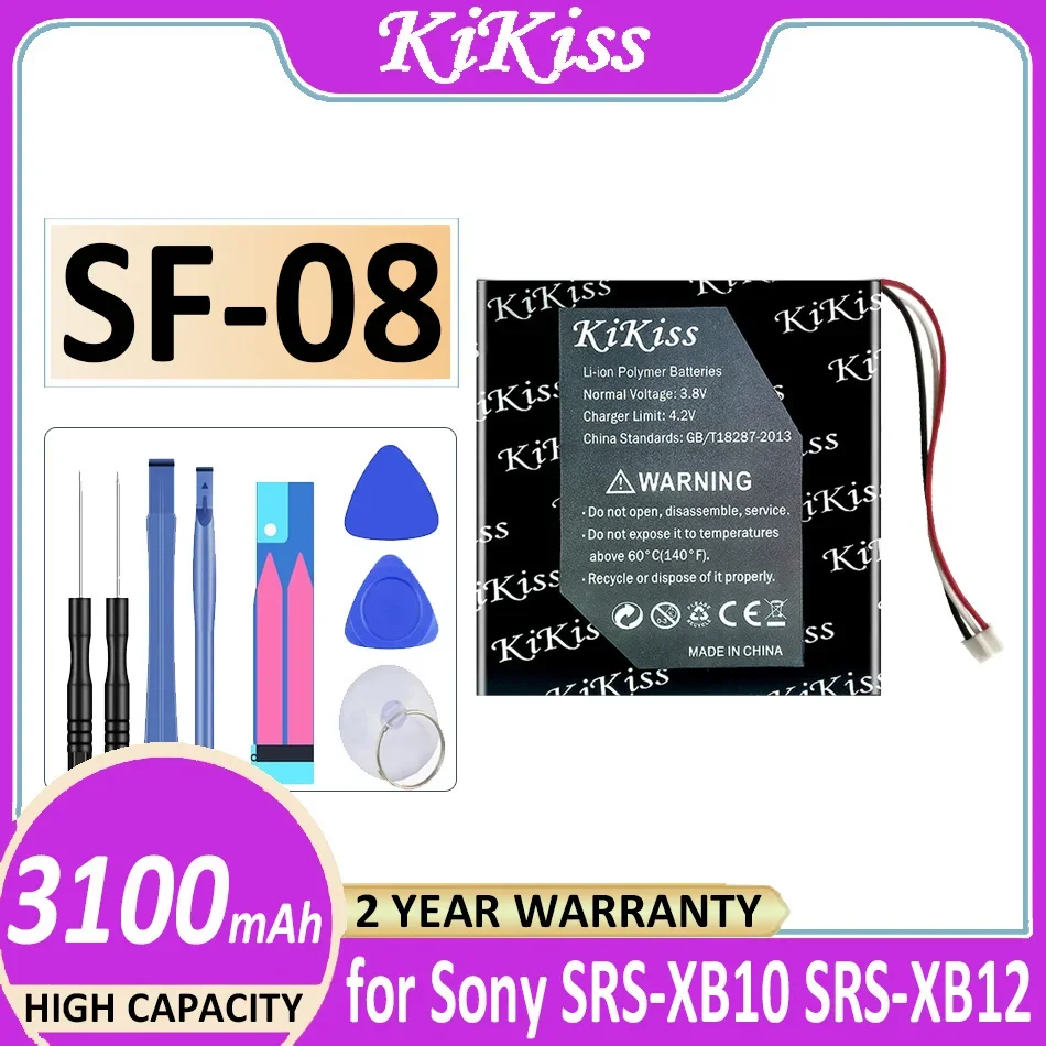 For Sony SRS-XB10 SRS-XB12 Bluetooth Speaker Battery, 3100mAh Long-lasting Power