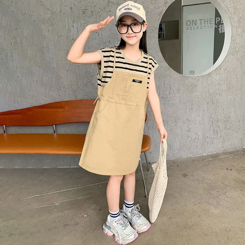 Matching Brother and Sister Clothes Fashion Korean Style Baby Girls One Piece Dress Child Boys T Shirts + Shorts Two Piece Sets