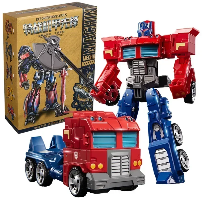 2023 19 Cm Nieuwe Film 5 Transformatie Speelgoed Robot Auto Action Figure Dinosaurus Tank Model Vervormd Kinderen Jongen Gift met Doos