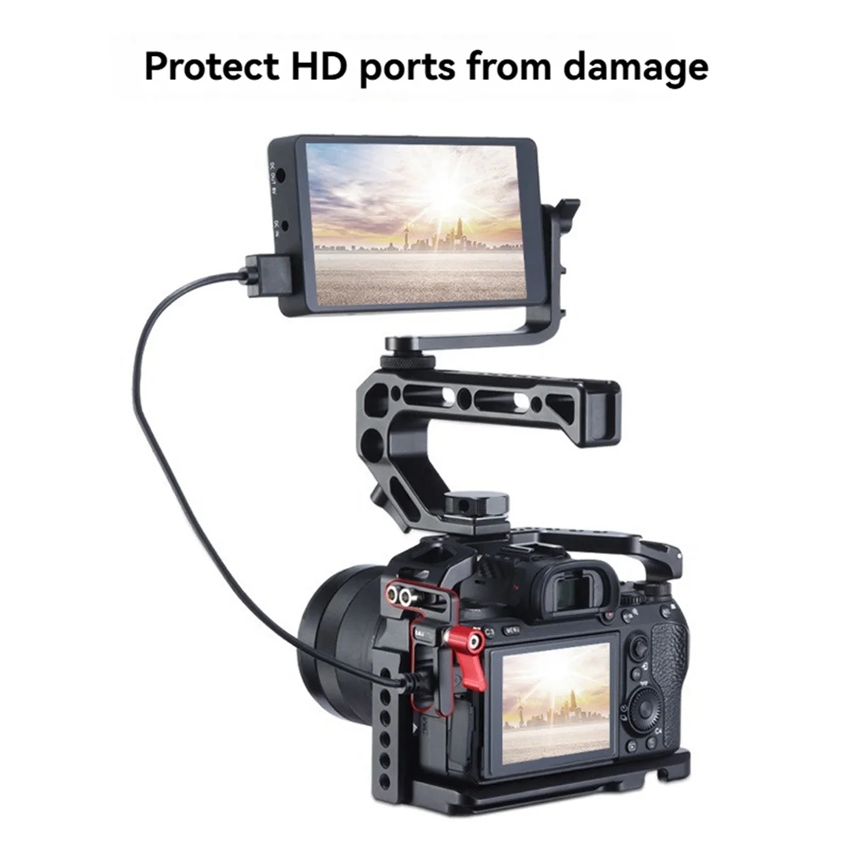 X61A_UURig R068 для кабельного зажима Sony A72/A73 Rabbit Cage