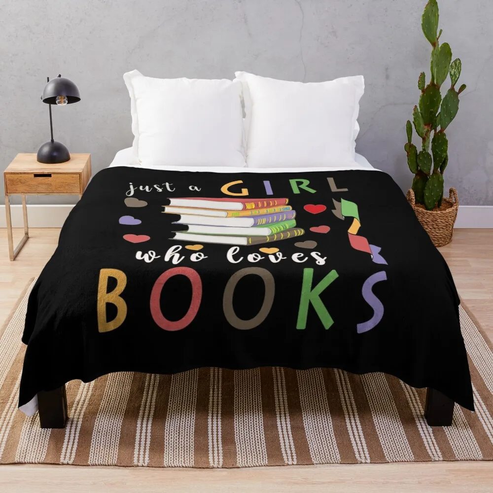 

Copy of just a girl who loves books Throw Blanket Luxury Throw Blankets For Baby valentine gift ideas Blankets