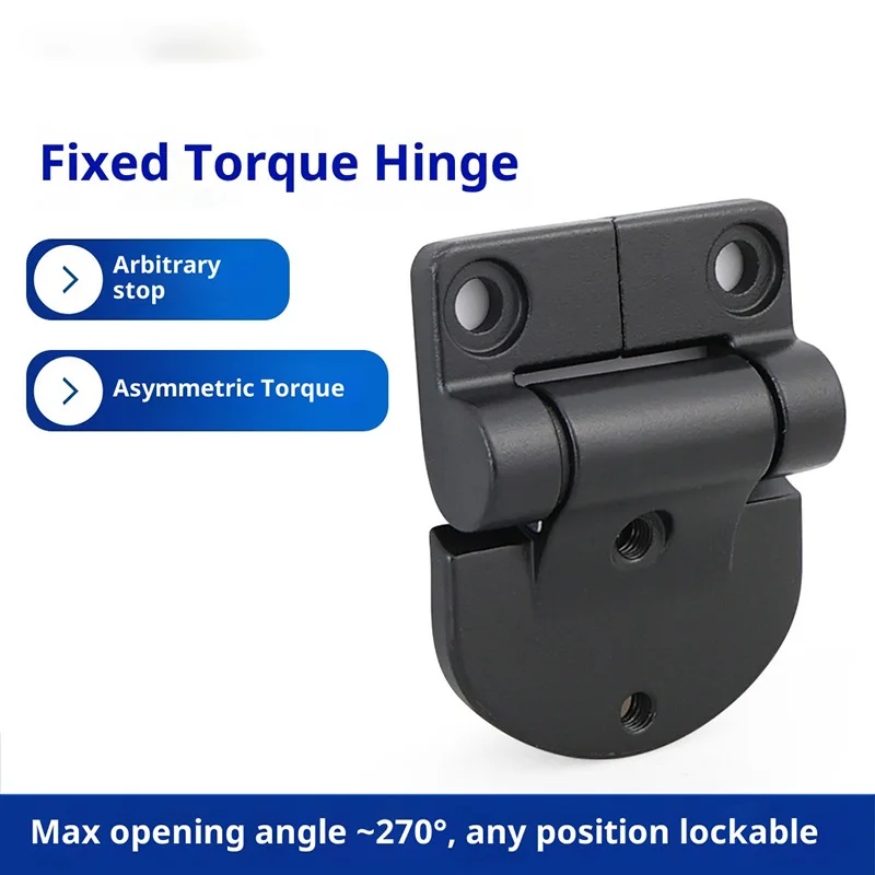 Zinc Alloy Die-Cast Adjustable Torque Hinge for Electrical Cabinet, Hinge with Arbitrary Stop and Positioning Stop for Cabinet D