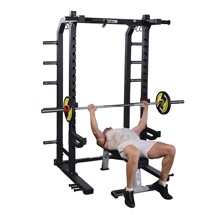 

Adjustable Steel Fitness Equipment Home Training Pull-Up Weight Lat Pulldown Rack Power Squat Rack with Custom Logo 2