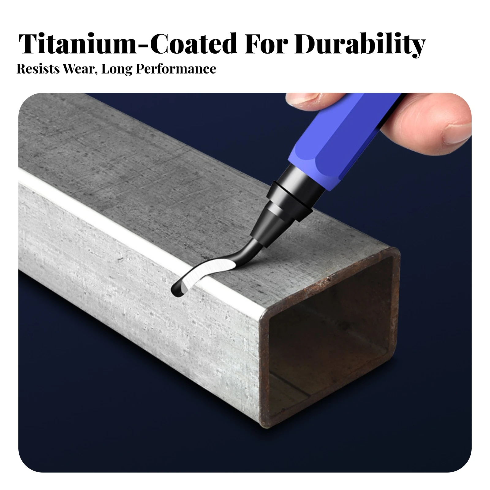 10 Pieces Deburring Blade Replacement Edge Finishing Blade Chamfering Bit Curved Hole Finishing Tool Manual