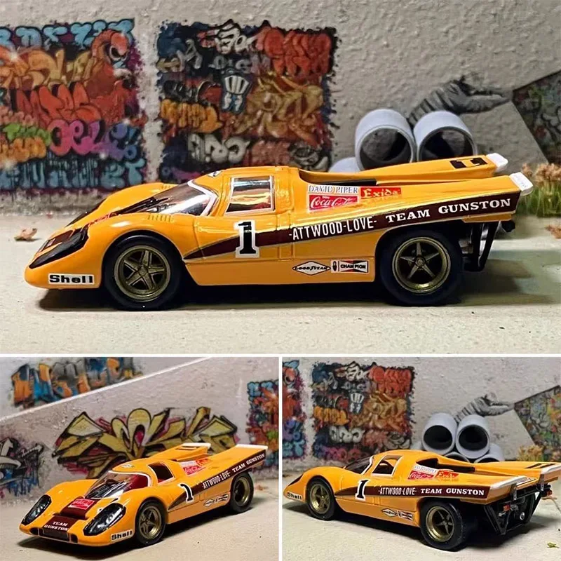 

Tiny Sparky1:64 Porsche 917K Coca-Cola 1970 Simulated Alloy Sports Car Model Ornament Collection Toys