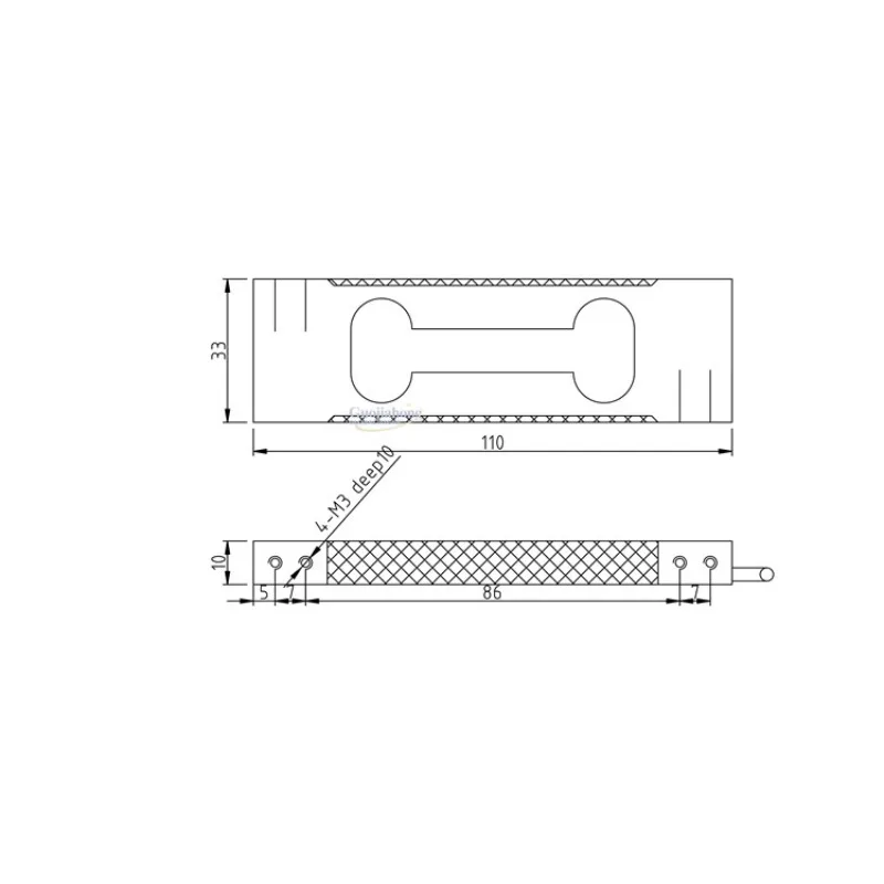 GPB132 small range high precision electronic balance, electronic weighing single point weighing sensor 0.3kg