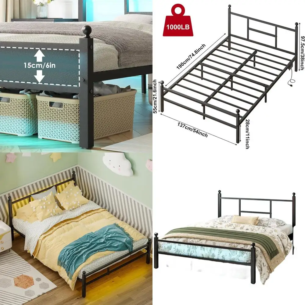 Metal Full-Size Bed…