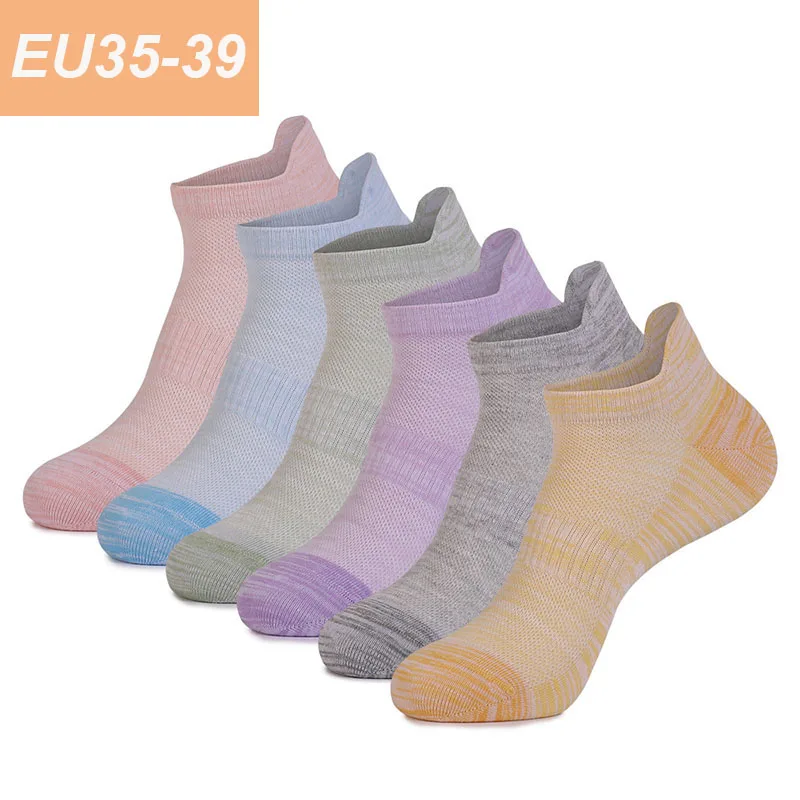 

5 Pairs High Quality Women Pure Cotton Socks Autumn Winter Thickened Deodorant Fashion Breathable And Sweat-wicking Sports Socks