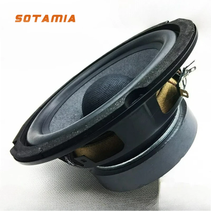 

SOTAMIA 1 шт. 6,5-дюймовый сабвуфер динамик 4 Ом 100 Вт 100 магнитный домашний аудио караоке сабвуфер звук музыка динамик для домашнего кинотеатра