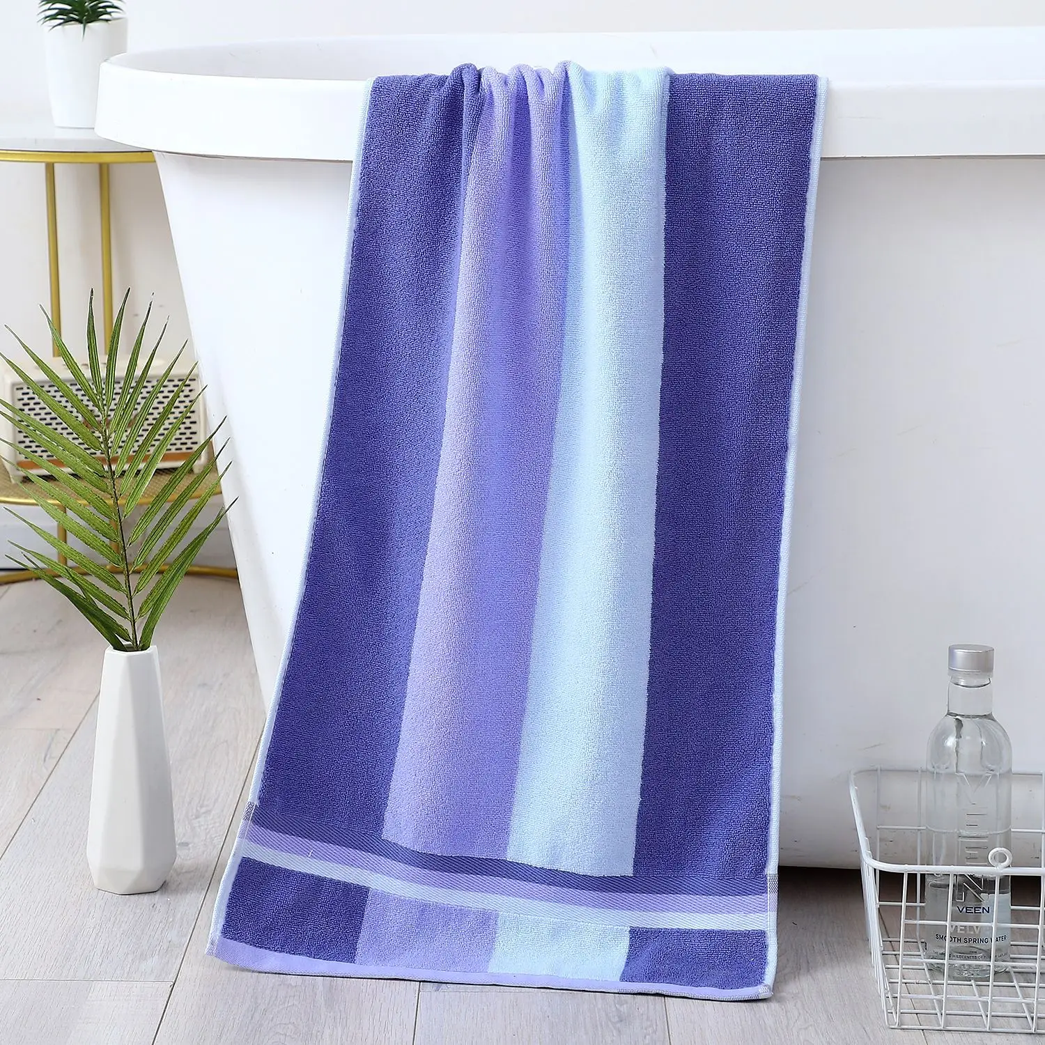 Cotton Large Towel 40 * 90 Extended Home Shower Towel Sports and Fitness Large-sized Towel Soft and Skin Friendly Comfortable