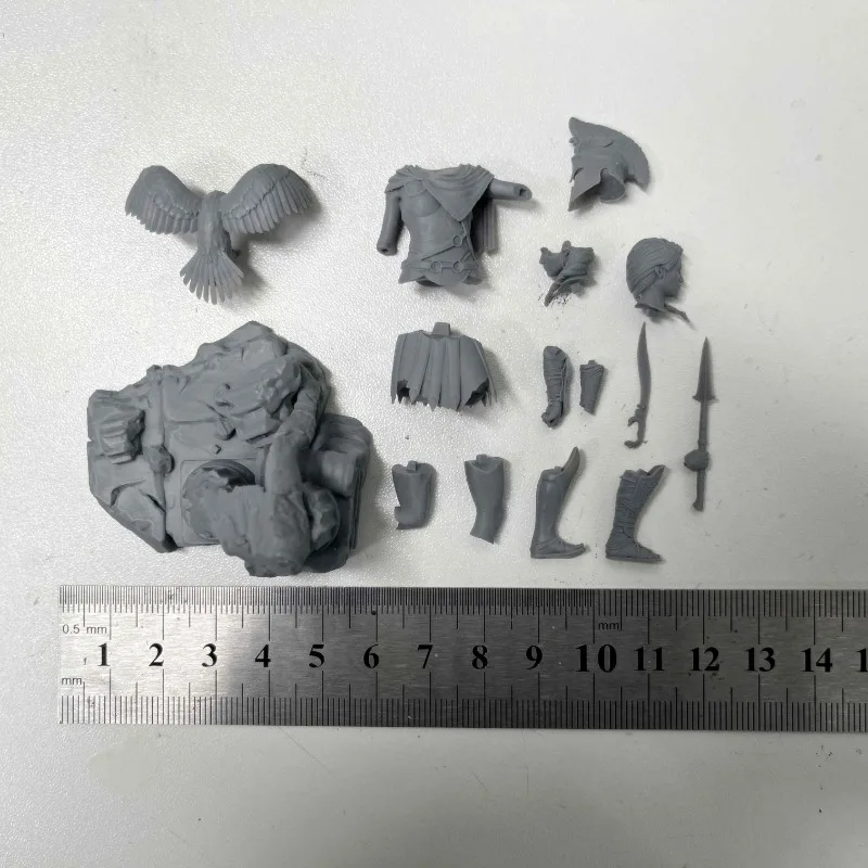 1/24 Scale Resin Figure Assembly Model Kit Sparta Female Warrior Historical Hobby Miniature Unassembled Unpainted Free Shipping