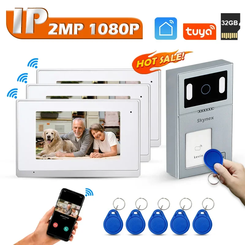 

TCP IP Internet Video Intercom System with Door Release for Villa for Business for Apartments Buildings Camera