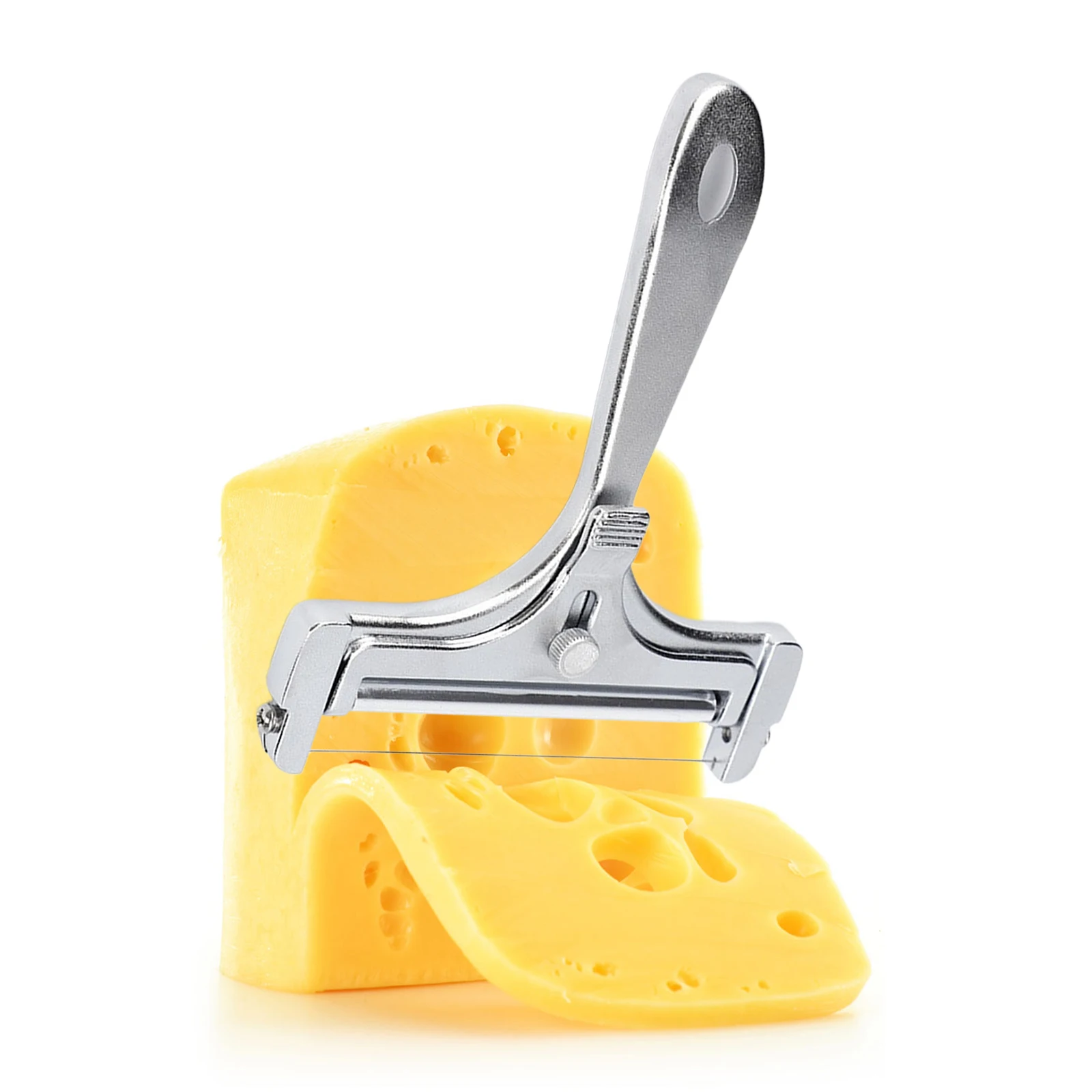 Cheese Slicer Curler Wire Cheese Slicer Cheddar Adjustable Thickness Handheld Tools Stainless Steel Grater Cheese Cutter