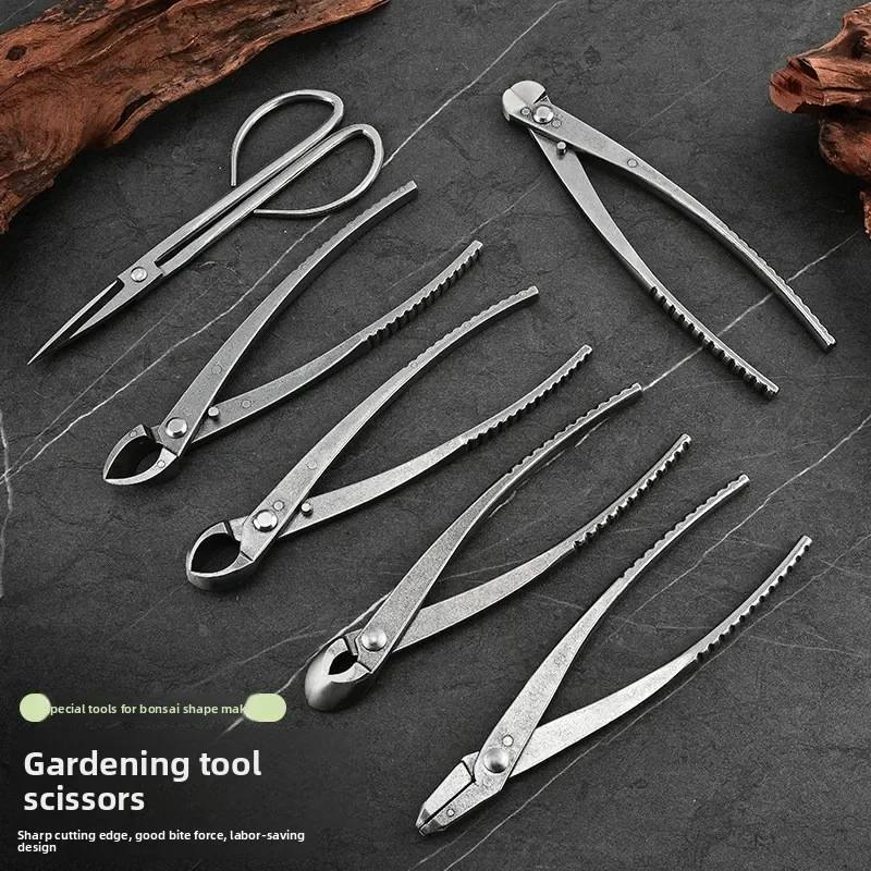 Bonsai Tools Bonsai Shears Potted Shears Gardening Shears Without Trimming Steel Pruning Pliers Set Leaf Bud Spherical Scissors
