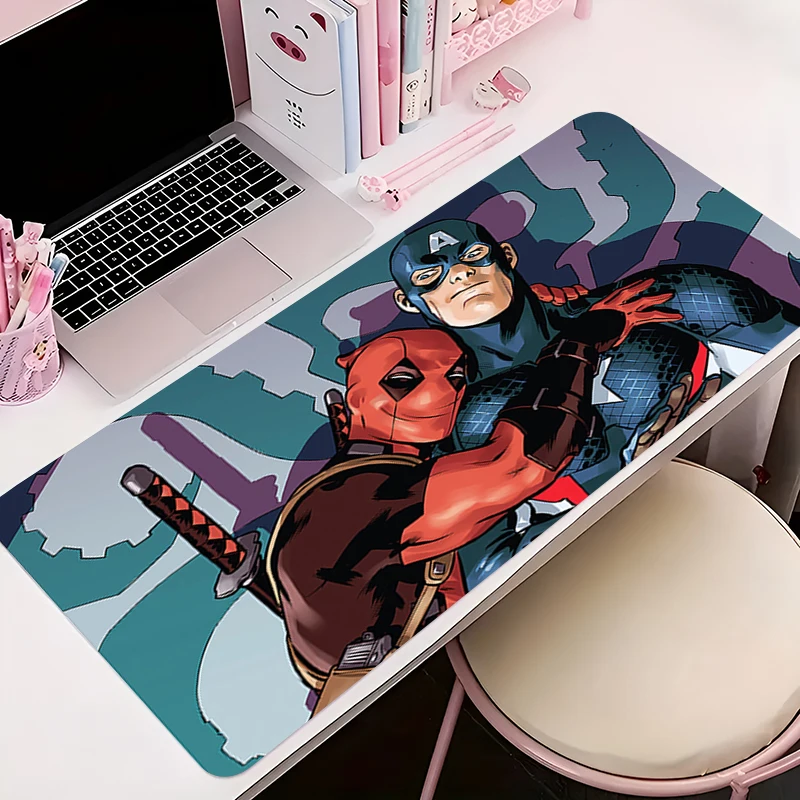 Cool Mouse Pad D-Deadpools Gaming New Household HD Mousepad XXL 900x400 Keyboard Pad Non-Slip Office Carpet Laptop Mice Pad