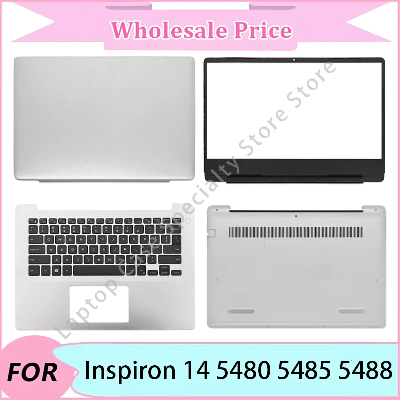 

NEW For Inspiron 14 5480 5485 5488 Bottom Case/Hinge/Case/Laptop LCD Back Cover/Front Bezel/Palmrest/Keyboard