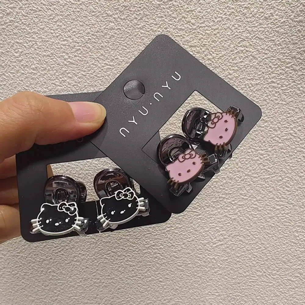 

Hello Kitty Kawaii Sanrio Mini Clip Hairpin for Women's Bangs and Side Hair Accessories Anime Periphery Girl's Birthday Present