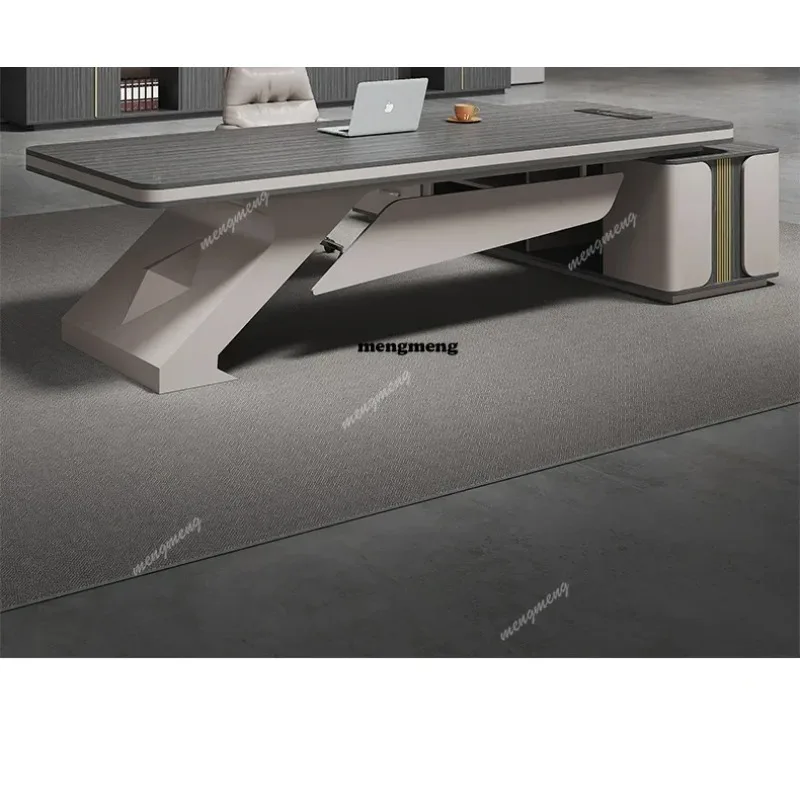 

F5822 Light luxury boss office desk and chair combination manager supervisor simple modern office furniture