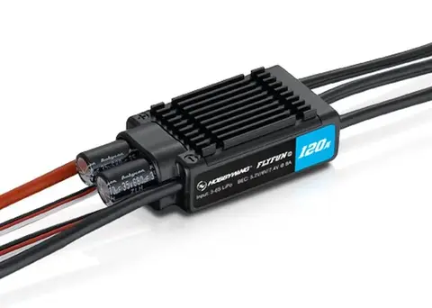 Hobbywing FlyFun V5 120A ESC 3-6S Lipo Brushless Electrical Speed Controller Motor with DEO Function for  Airplane