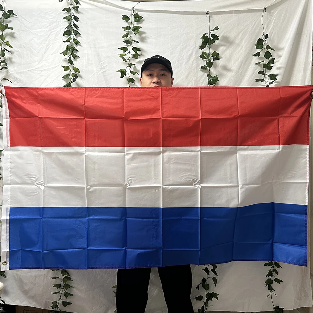 （TIKI FLAG）Netherlands Flag 90x150cm polyester Nl Nld Holland Netherlands Dutch National hanging Flag for decoration