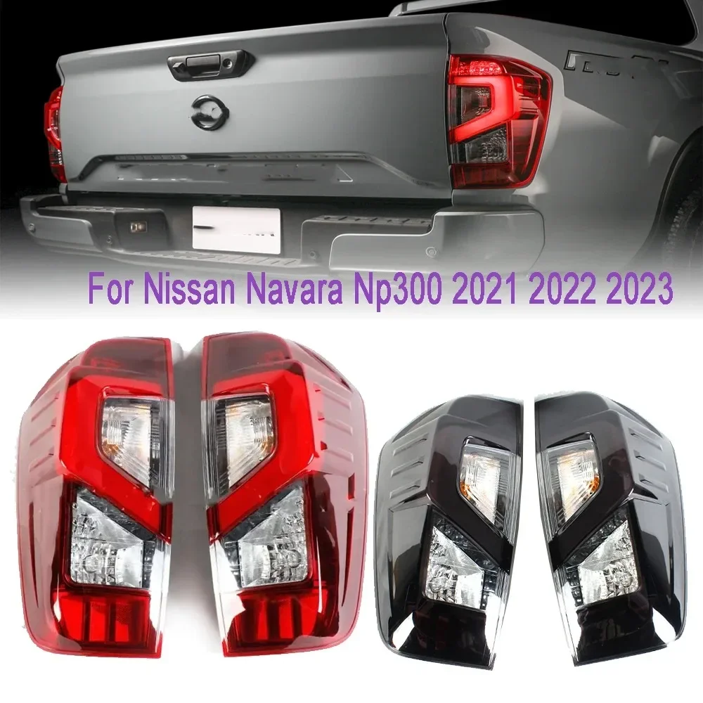 2Pcs Led Achterlicht For Nissan Navara Np300 Led lights Turn Signal Warning Tail Car Brake LED Light 2015-2021 Auto Onderdelen