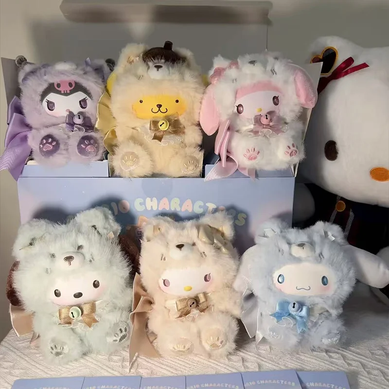กล่องสุ่มฟิกเกอร์แท้ Sanrio Fox Island Kuromi น่ารัก สไตล์คาวาอี้ ตัวละคร Hello Kitty My Melody ของสะสมอนิเมะ ตุ๊กตา ของตกแต่งกระเป๋า ของขวัญสำหรับเด็กผู้หญิง